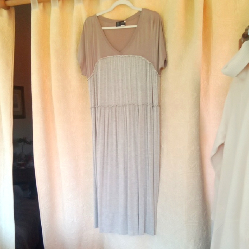 Anthropologie Light Weight Knit Slip On Dress